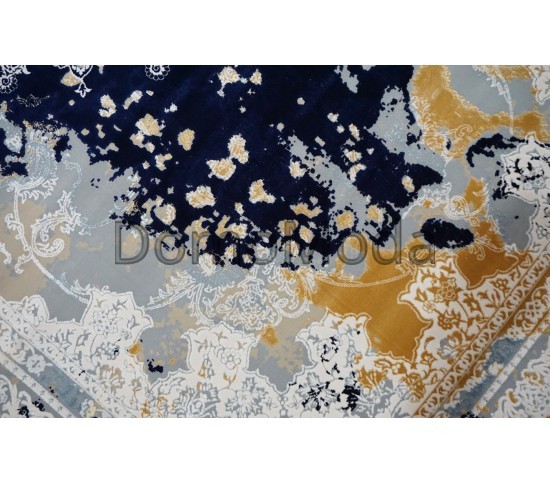 Акриловий килим ARLES AS19C GREY-L-BLUE - Висока якість за найкращою ціною в Україні зображення 10.